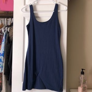 Navy short dress